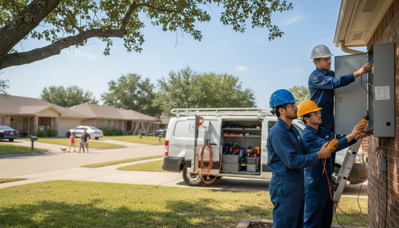 Certified electrician providing emergency electrical services in Leonard, MI